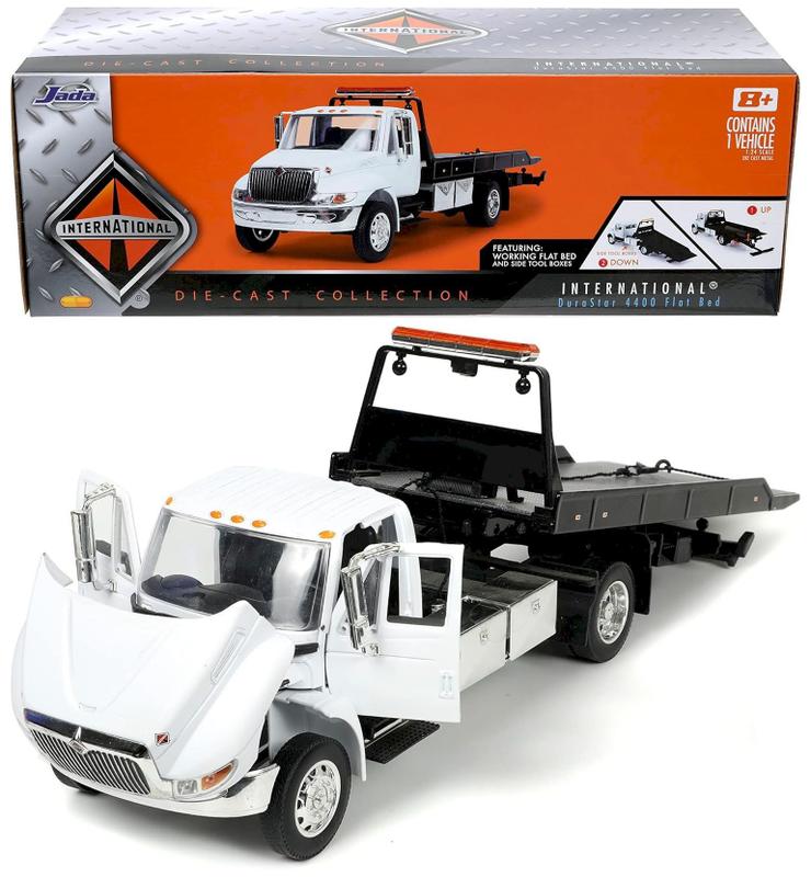 【希少】Jada DuraStar 4400 Flat Bet 1/24スケール Caminhão Plataforma International Durastar 4400 Flat Bed Jada Toys